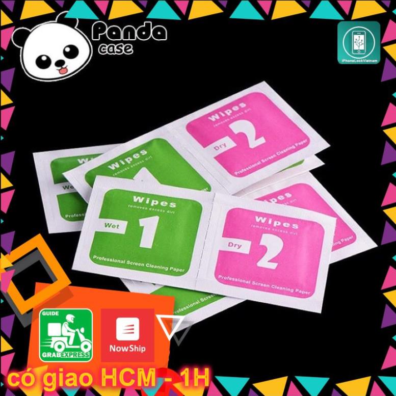 Khăn giấy Lau 1 2 kính cường lực A-I-PHÔN 5/5s/6/6s/7/7plus/8/8plus/plus/x/xr/xs/11/12/pro/max - PandaCase