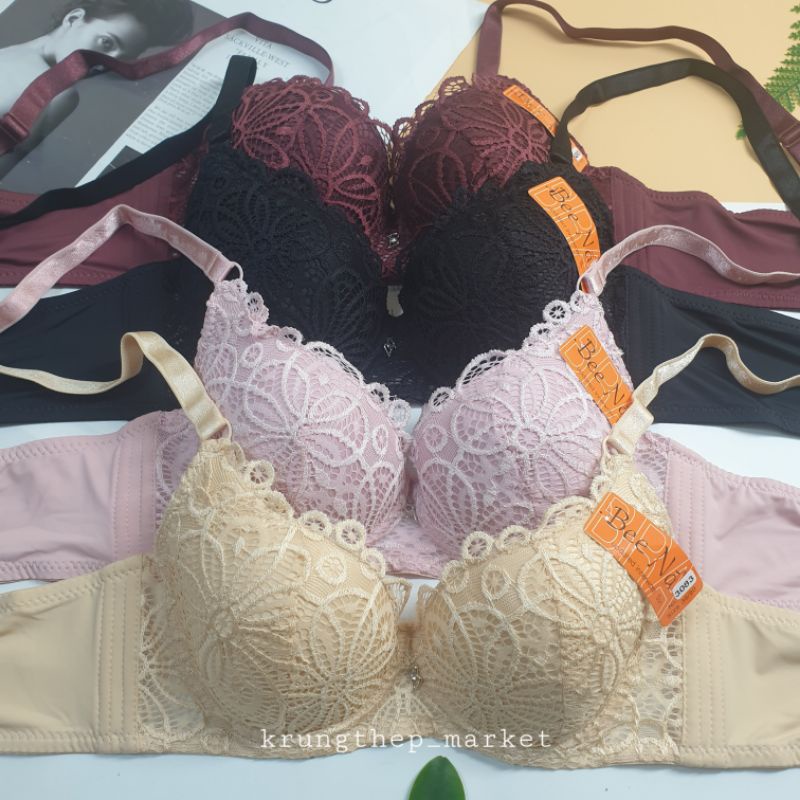 ÁO NGỰC BEE NÁ 3083 CÓ GỌNG , KHÔNG ĐỆM , REN SANG TRỌNG , CUP B