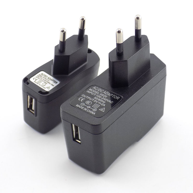 Bộ Sạc Nguồn AC 100-240V DC 5V 0.5A 1A 2A 3A Micro USB Cho Điện Thoại Đèn LED