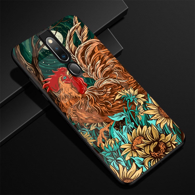 Ốp Lưng OPPO F11 PRO mặt kính cường lực cao cấp thiết kế Độc Quyền