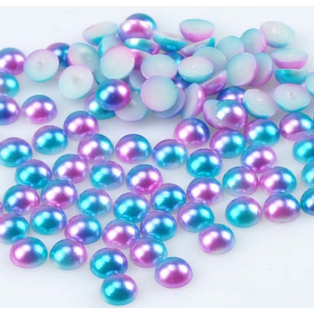 Hạt Ngọc Trai Giả Bằng Nhựa ABS Kích Thước 3-10mm Dùng Làm