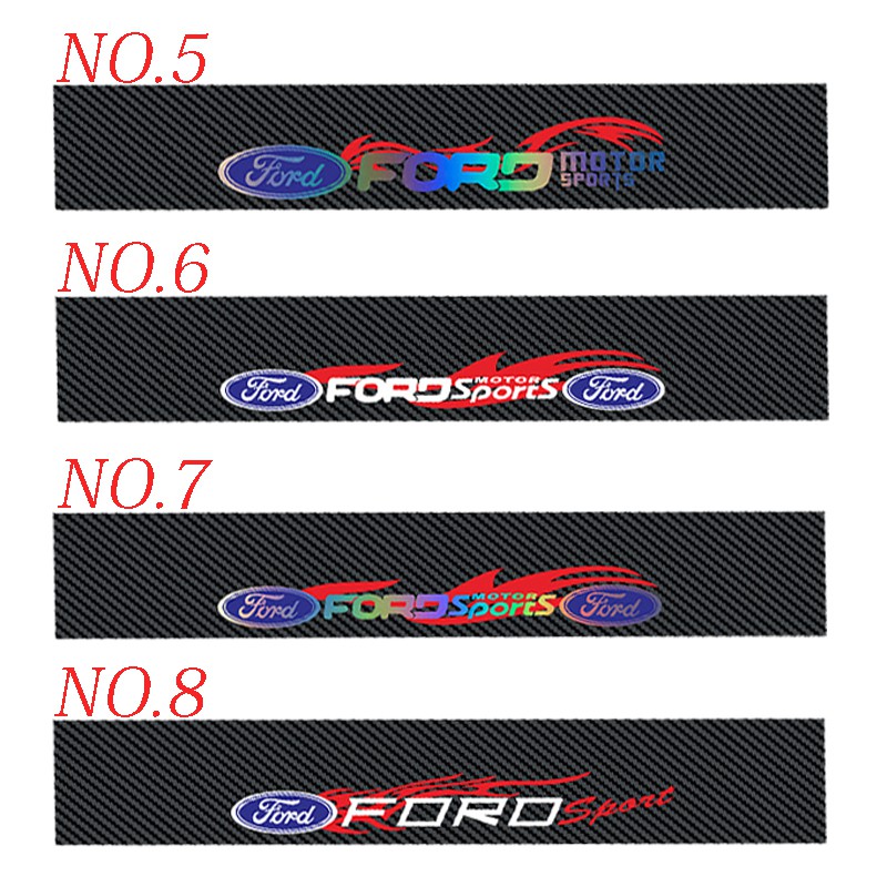 Sticker Phản Quang Dán Kính Chắn Gió Trước Sau Xe Hơi Ford Motor Sport F150 Territory Ecosport Everest Kuga