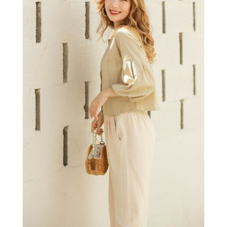 Áo blouse tay bồng