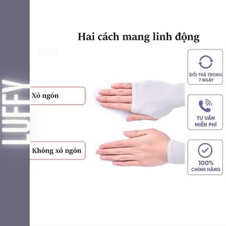 Ống Tay Chống Nắng Let's Slim Xỏ Ngón, Găng Tay Chống Nắng Khi Ra Dường ,Vải Dày Dặn ,Thoáng khí