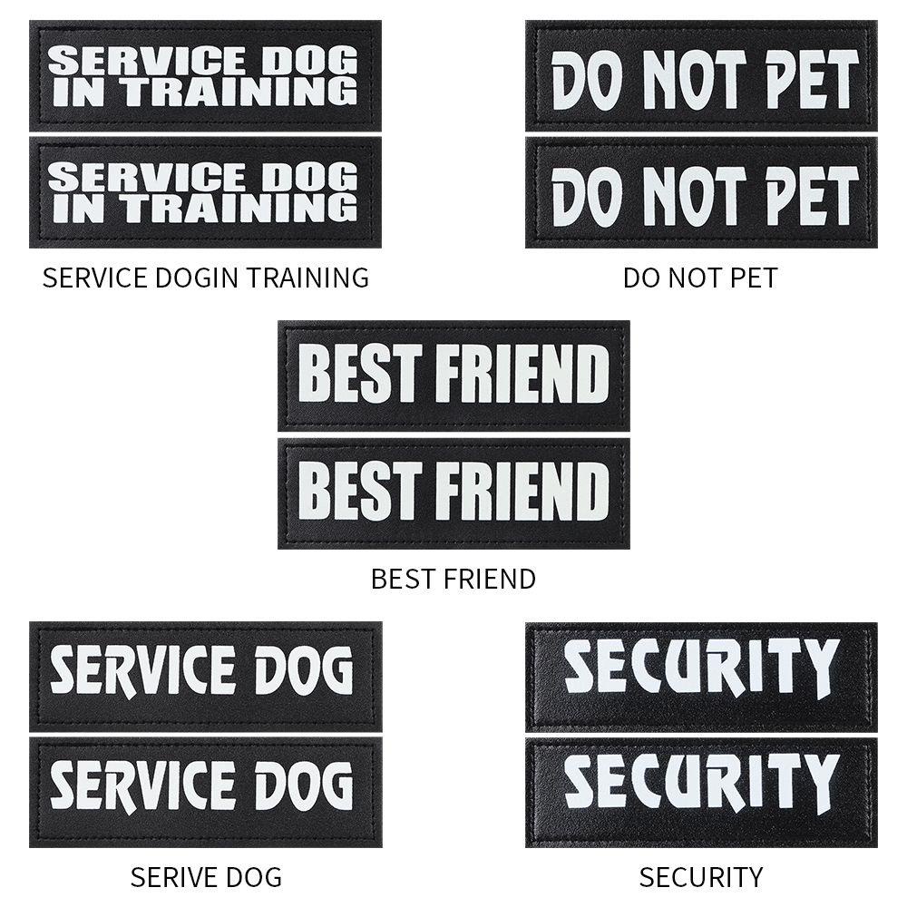 LET Set 2 Miếng Dán Cổ Áo Phát Quang Cho Thú Cưng