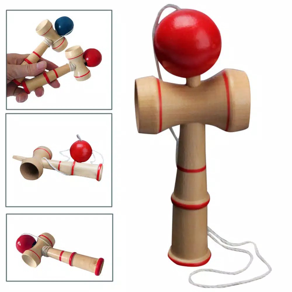 Bộ Đồ Chơi Kendama Bằng Gỗ Phong Cách Nhật Bản Cho Bé