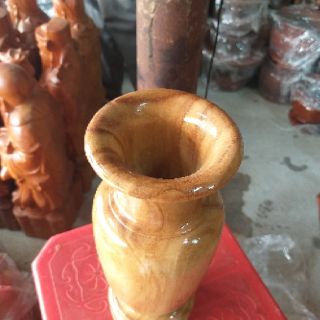 Ống đựng nhang gỗ gỏ cao 25cm