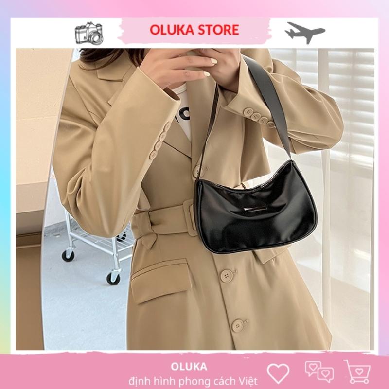 Túi đeo vai đeo chéo nữ da mềm sang trọng công sở dễ phối đồ phong cách Hàn Quốc hothit OLUKA STORE TĐV062