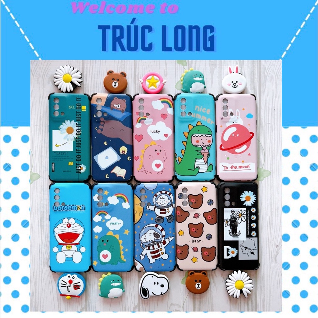 Ốp lưng idm Hàn Quốc kèm pop Oppo A5 2020/A9 2020/A54 4G/A74 4G/A95