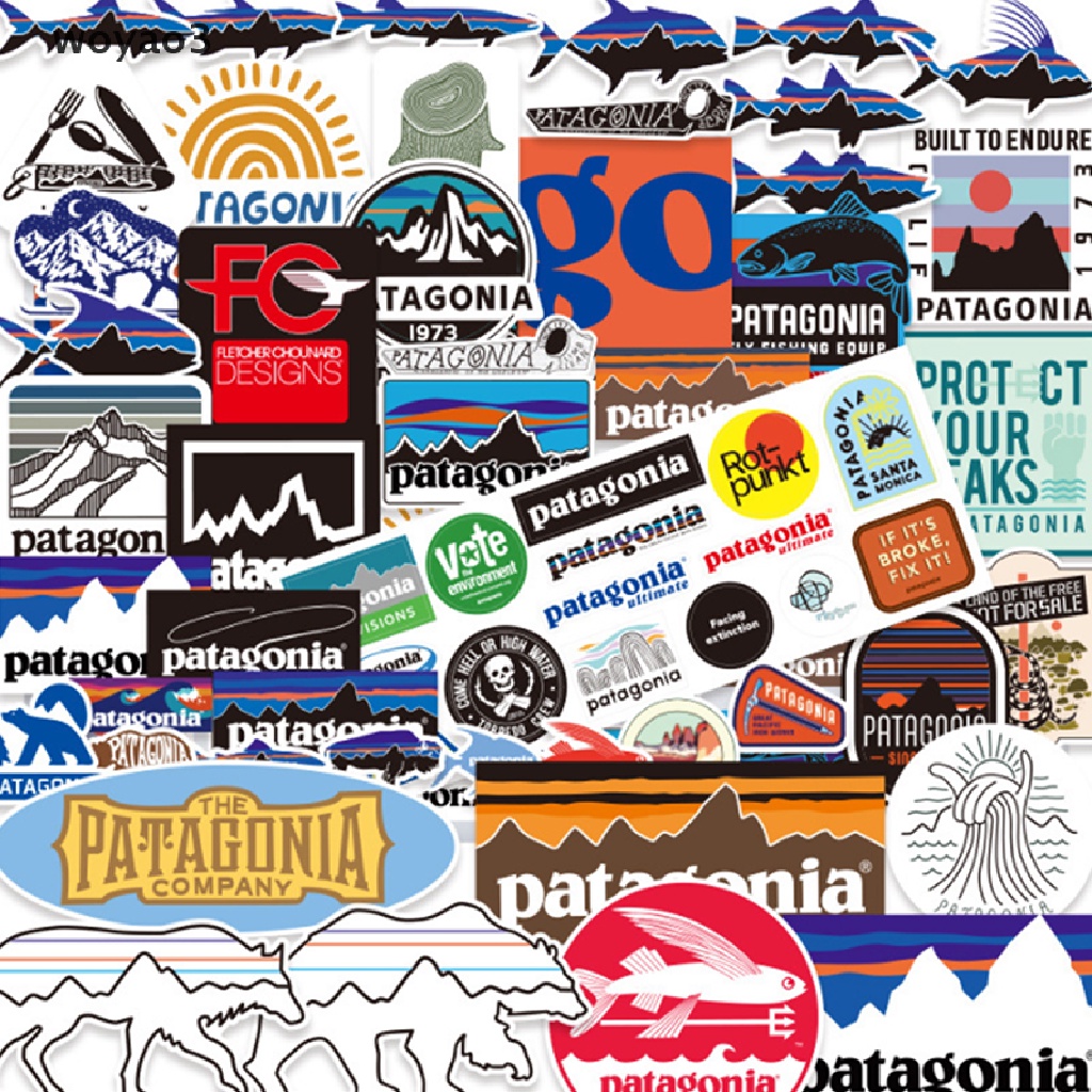 Miếng Dán Trang Trí Mũ Bảo Hiểm / Laptop / Mũ Bảo Hiểm Thương Hiệu Patagonia / Chums woyao3