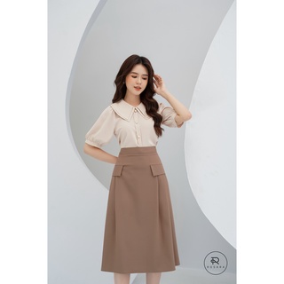 Chân váy chứ a thiết kế nữ rosara cv4 rosara