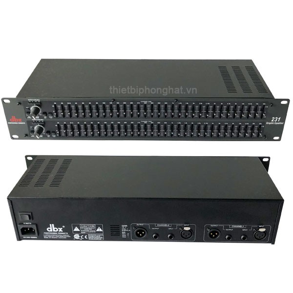 Lọc Equalizer dbx 231 – 2 tầng đơn