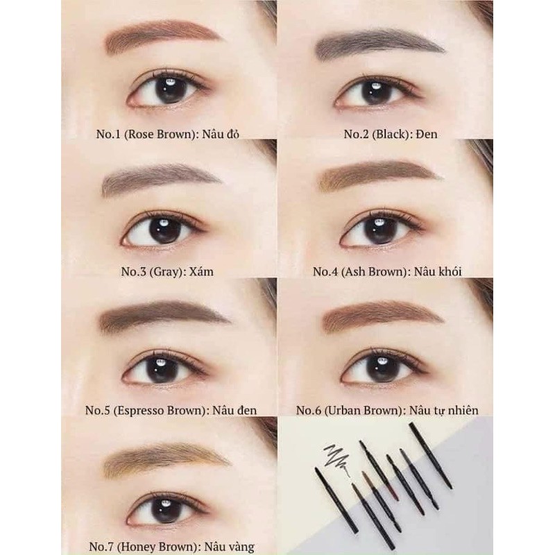 Chì Kẻ mày INNISFREE Auto Eyebrow Pencil