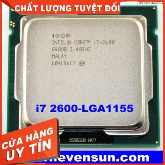 CPU socket 1155, Core I7 3770, i7 3770s, i7 3770T, i7 3770K, i7 2600, i7 2600K, i7 2700K, chip máy tính