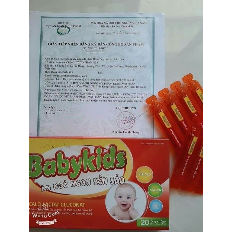 KM TẾT THIẾU NHI: MUA 1 TẶNG 1 - BABYKIDS ăn ngủ ngon yến sào | Thế Giới Skin Care