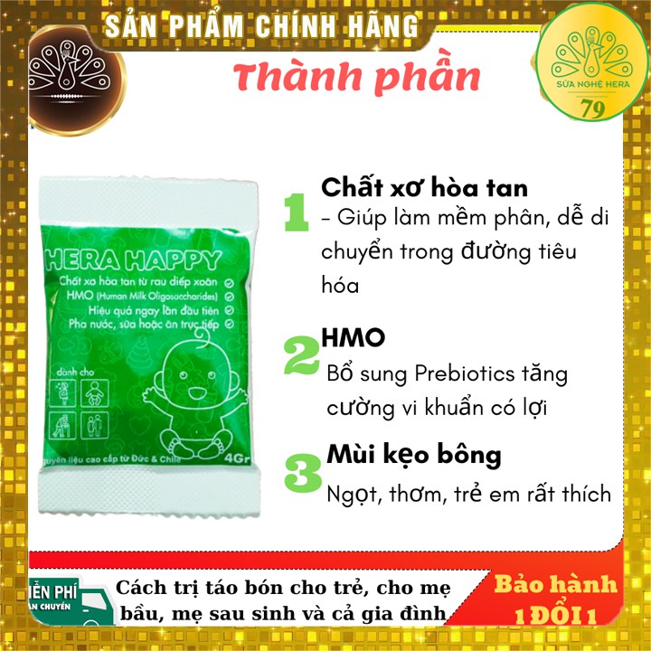 [100% Hết Ngay Táo Bón] CHẤT XƠ HÒA TAN HERA HAPPY - HIỆU QUẢ NGAY LẦN ĐẦU TIÊN - MIỄN PHÍ VẬN CHUYỂN | BigBuy360 - bigbuy360.vn