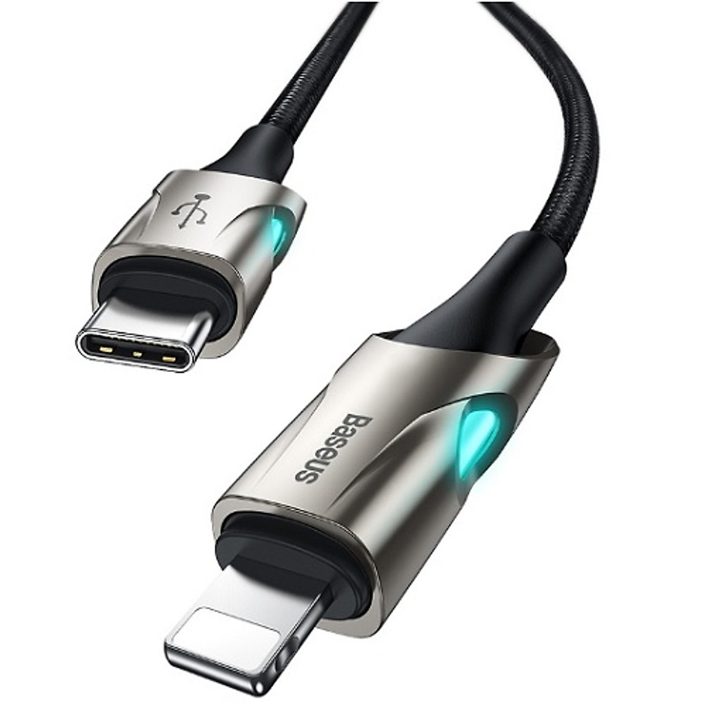 Cáp sạc PD 18w Baseus Fish Eye C to Lighting 18W,có đèn báo tín hiệu,dây sạc nhanh iphone/ipad Giá tốt nhất shopee