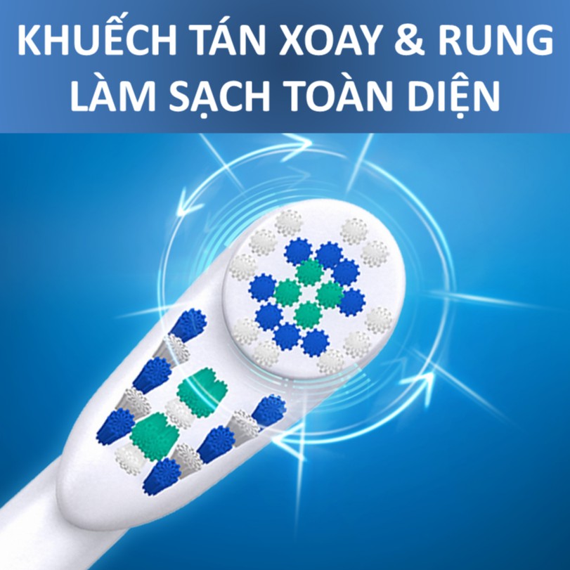 Bàn Chải Đánh Răng Pin Oral-B Complete Action - Dùng Pin AA, Nhiều Màu sắc, Có Set đầu thay thế, Bàn Chải Điện Oral B