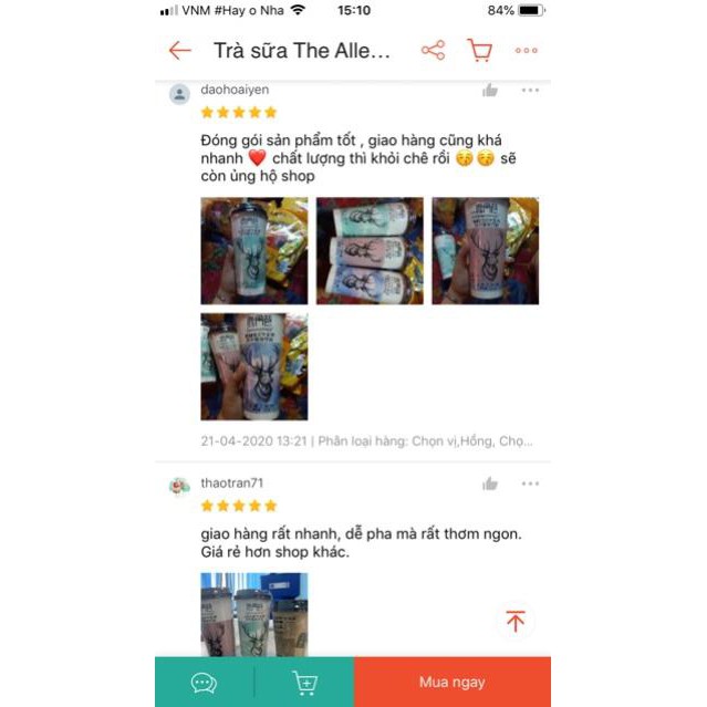[BÃO SALE 3 NGÀY] [BÃO SALE] XẢ KHO Trà Sữa The ALLEY Tự Pha Mix Vị - 123g | BigBuy360 - bigbuy360.vn