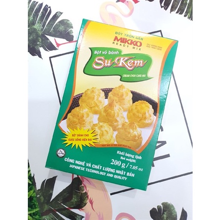 Bột vỏ bánh su kem Mikko 200gr, võ bánh su kem tạo bánh xốp, thơm ngon, hương vị tự nhiên