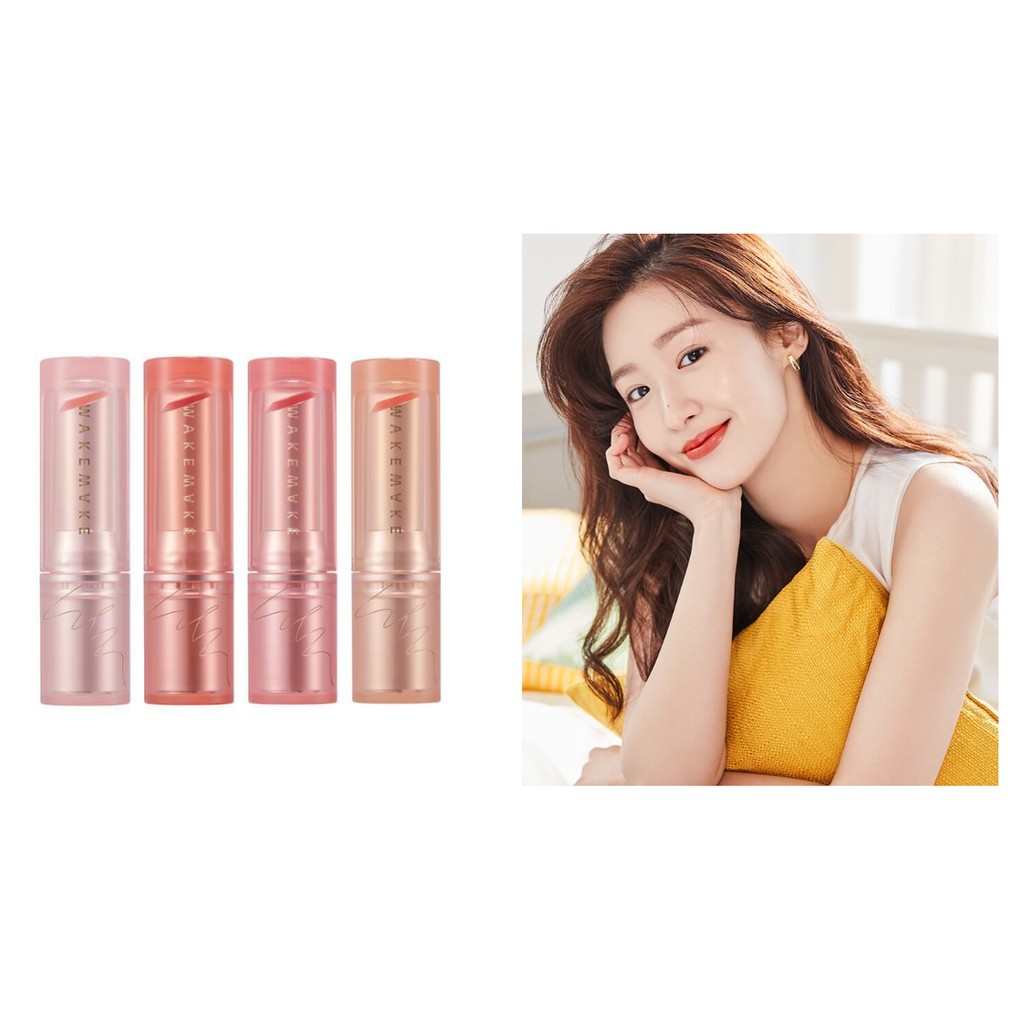 (Hàng Mới Về) Son Dưỡng Môi Wakemake 4 Màu Tùy Chọn 2021 3