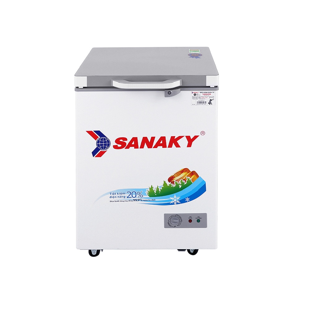 VH-1599HYK MIỄN PHÍ CÔNG LẮP ĐẶT Tủ đông Sanaky 100 lít VH-1599HYK
