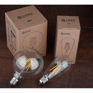 Bộ 5 bóng đèn Led Edison ST64 4W đui E27.