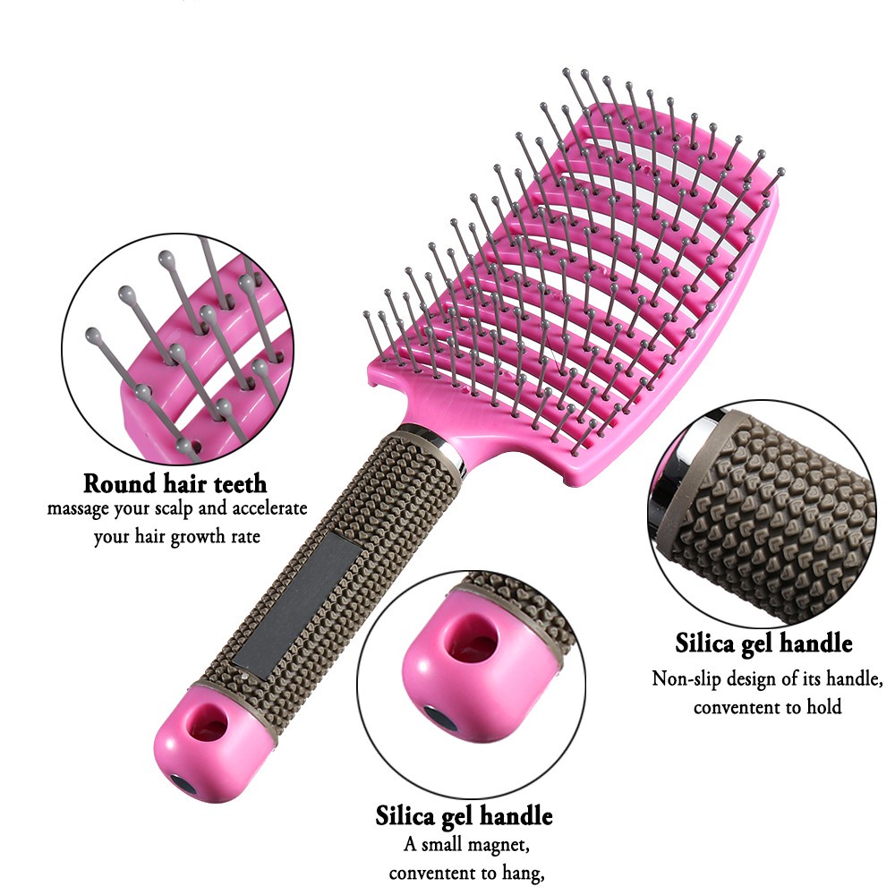 [Hàng mới về] Lược chải tóc massage da đầu chống tĩnh điện nhiều màu sắc chuyên dụng tiện dụng cho salon