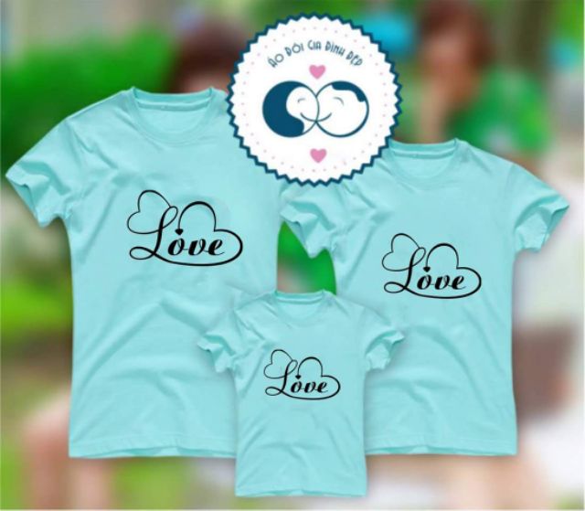 áo đình màu đỏ 5 người áo gia đình đi biển chất cotton mịn mát giá sĩ