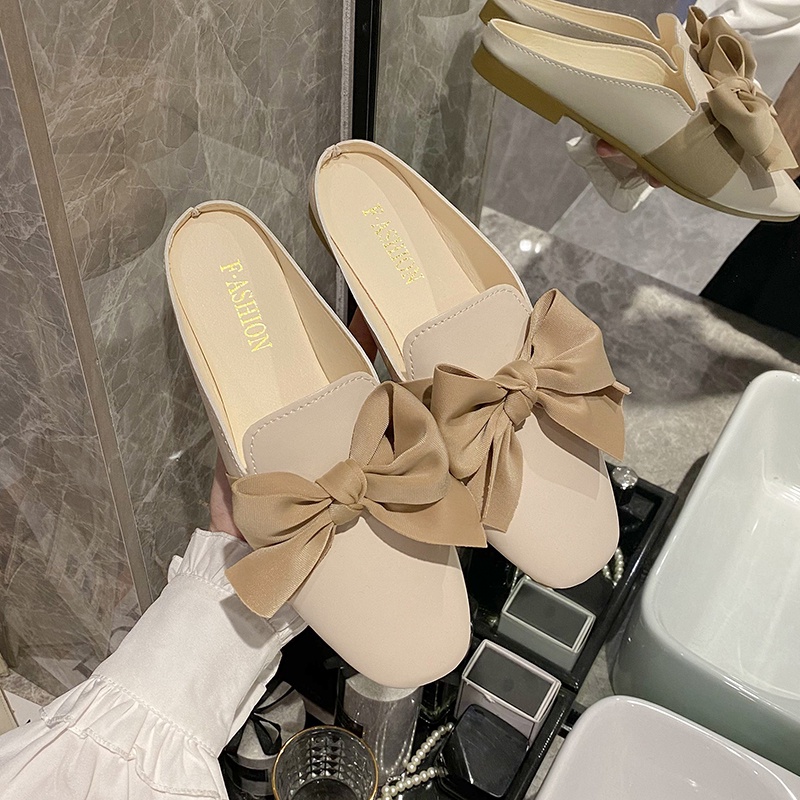 Giày bít mũi nữ IELGY đế bằng thiết kế thời trang