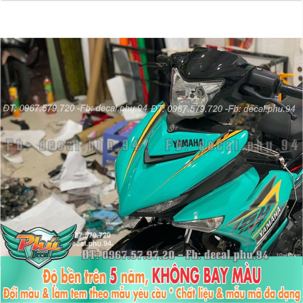 Tem Rời Exciter 150 Xanh ngọc (K) -1