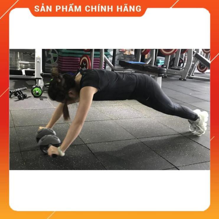 Dụng cụ tập cơ bụng có Bánh lăn cao cấp, dụng cụ tập gym tại nhà loại tốt chất lượng,siết eo hiệu quả cho nam và nữ