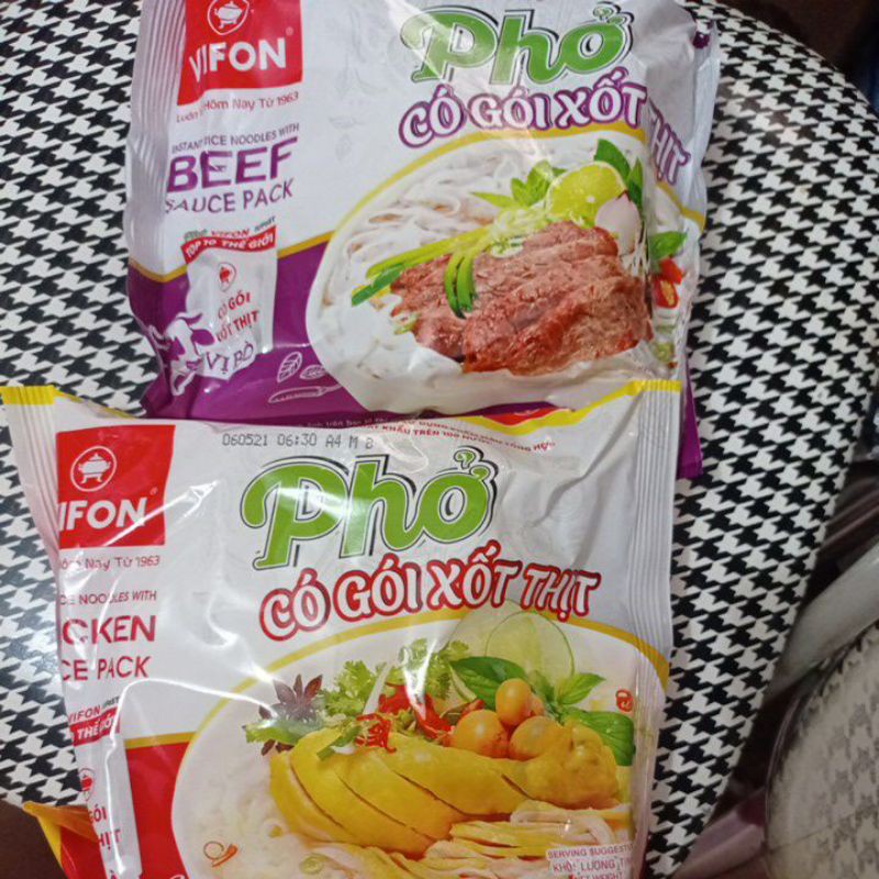 Gói phở bò.gà vifon