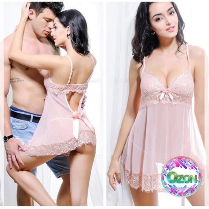 [ Hàng Chuẩn- Mềm mịn] Váy ngủ siêu sexy VAY315- váy ngủ ren | BigBuy360 - bigbuy360.vn