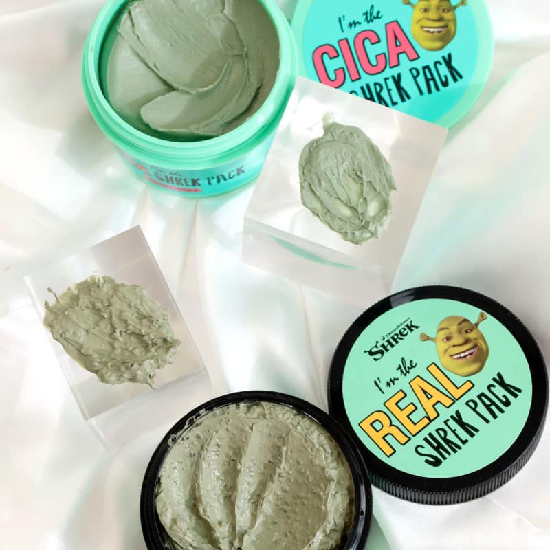 Mặt Nạ Đất Sét Bạc Hà, Rau Má I'm The Real/Cica Shrek Pack 110g