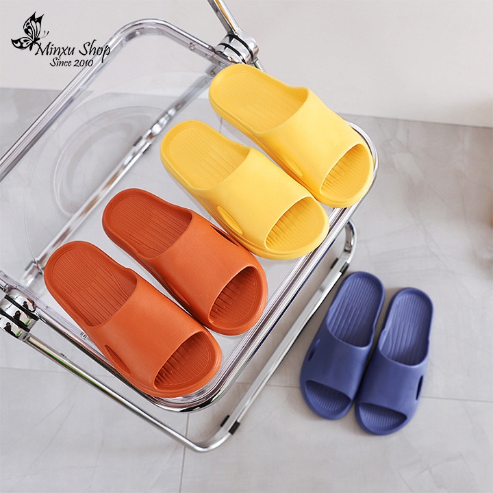 Dép đi trong nhà tắm văn phòng siêu bền, siêu nhẹ, dép bánh mì siêu rẻ, chống trơn trượt Minxu shop DEP01