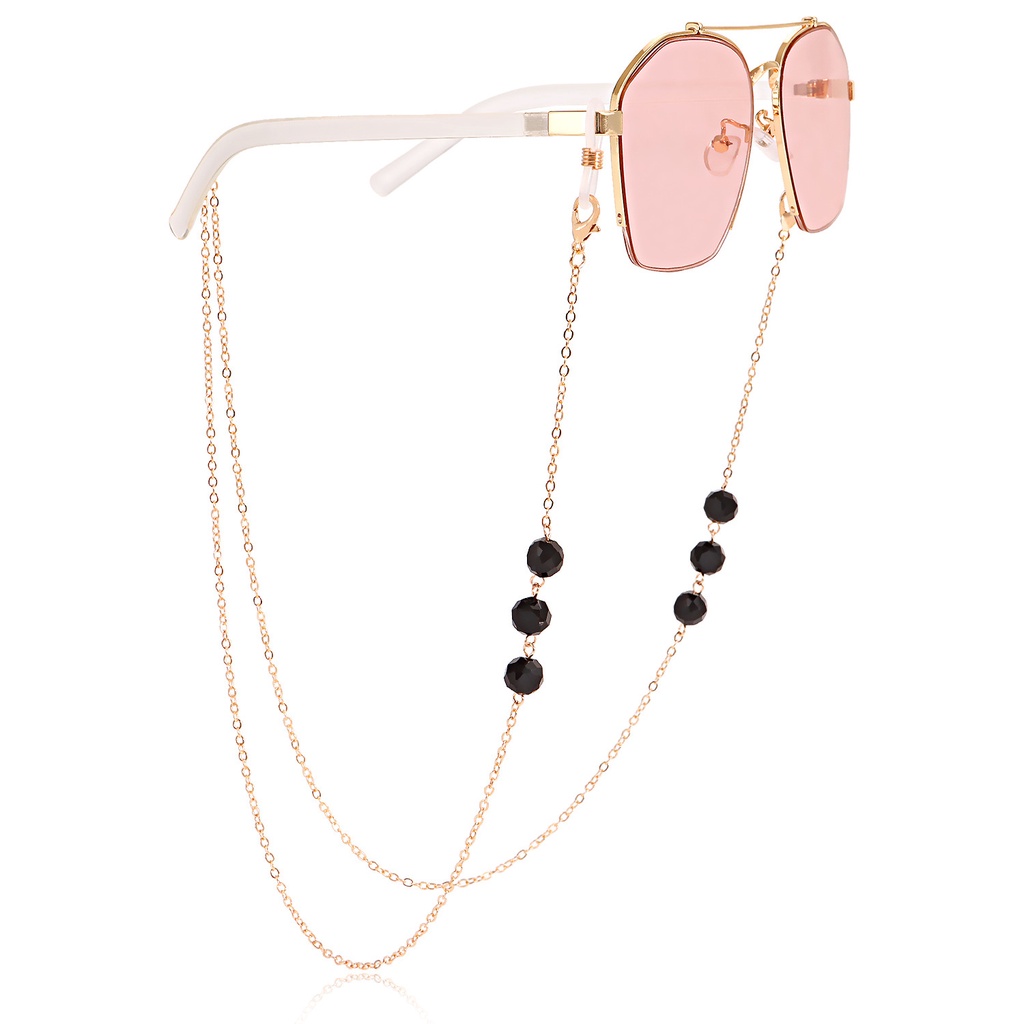 Dây Đeo Mắt Kính Đính Đá Nhiều Màu Sắc Cho Nữ