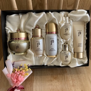 Set kem hồng nhuận sắc da căng bóng chống lão hóa whoo bichup ja yoon cream