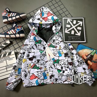 [Ảnh thật 100%] Áo khoác dù thiết kế Unisex họa tiết 3D The.Snoopy (HTN1)