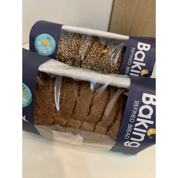 Bánh mì lúa mạch đen nguyên cám 450g - Dark rye whole wheat bread 450g