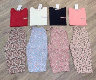Bộ mặc ở nhà chất cotton siêu đẹp