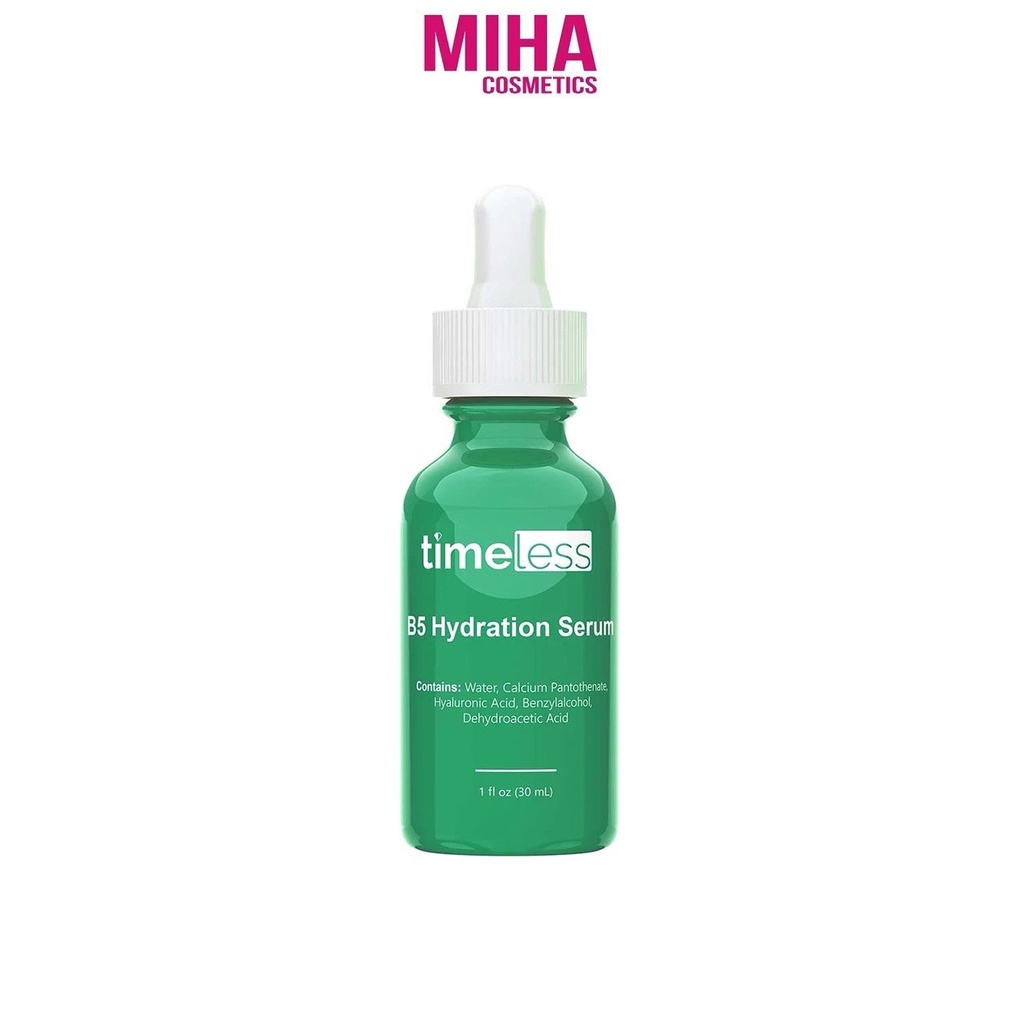 Tinh Chất Làm Dịu Và Phục Hồi Da Timeless Vitamin B5 Serum 30ml Mỹ