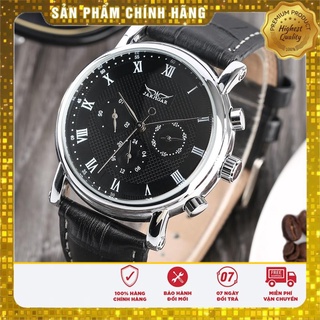Đồng hồ cơ Classical JARAGAR mặt tròn 6 kim full lịch