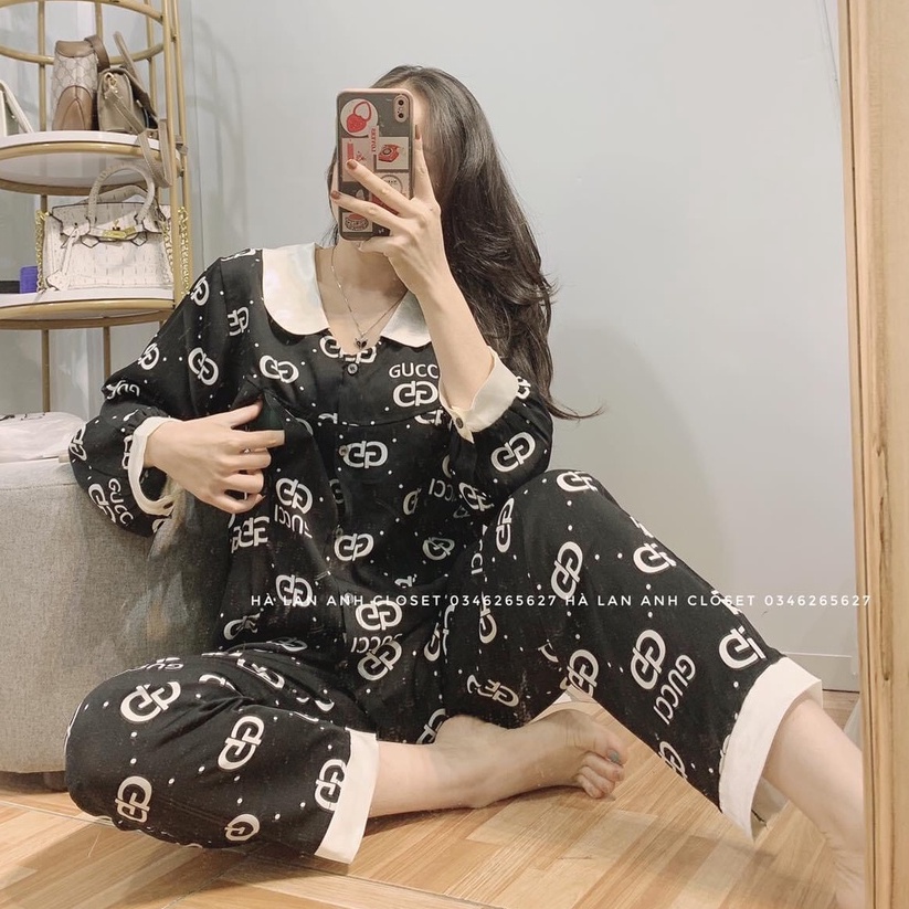 Bộ dài bầu Lụa cao cấp, bộ sau sinh có khoá ti