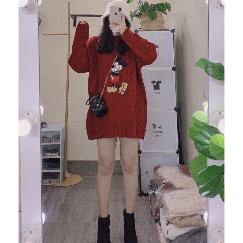 ( Ảnh thật ) Áo len micky