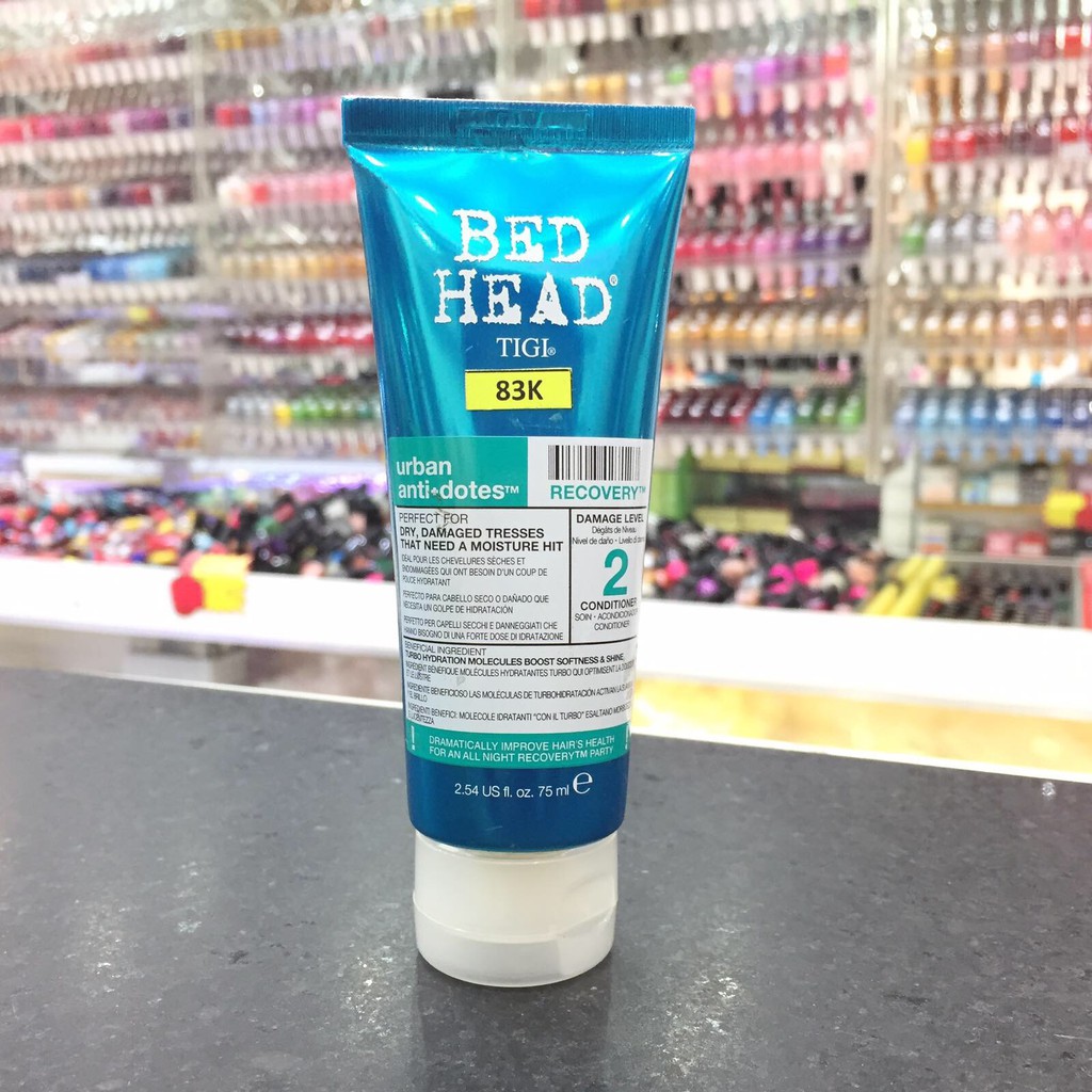 Dầu gội phục hồi hư tổn, cấp ẩm sâu Tigi Bed Head Urban Anti-dotes Level 2 75ml hàng xách tay Mỹ