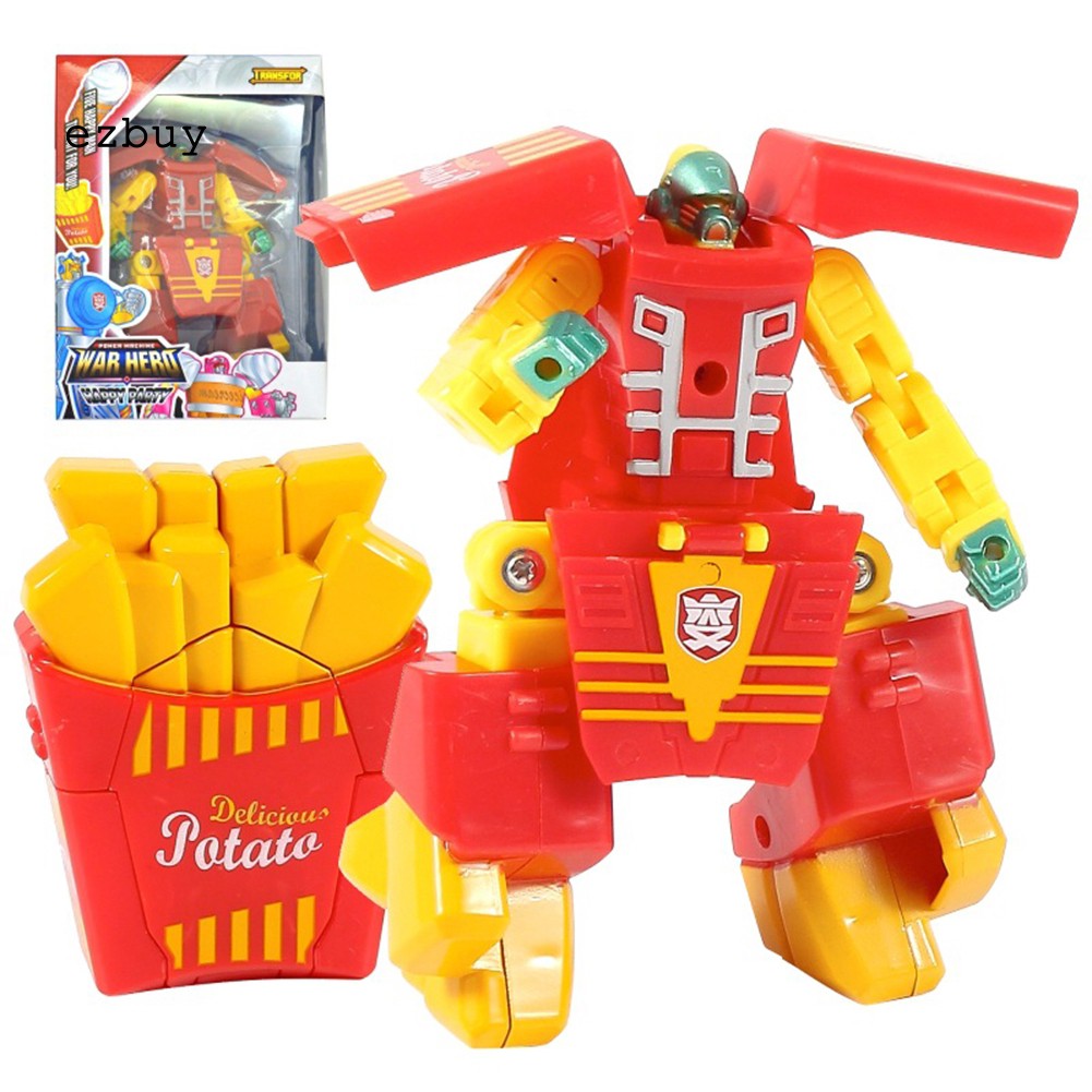 Mô Hình Đồ Chơi Biến Hình Bánh Hamburger Cho Bé