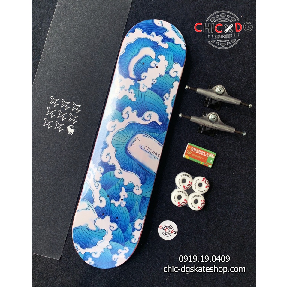 Skateboard ván trượt chuyên nghiệp chính hãng Cklone có bảo hành - dành cho cả người lớn và trẻ em