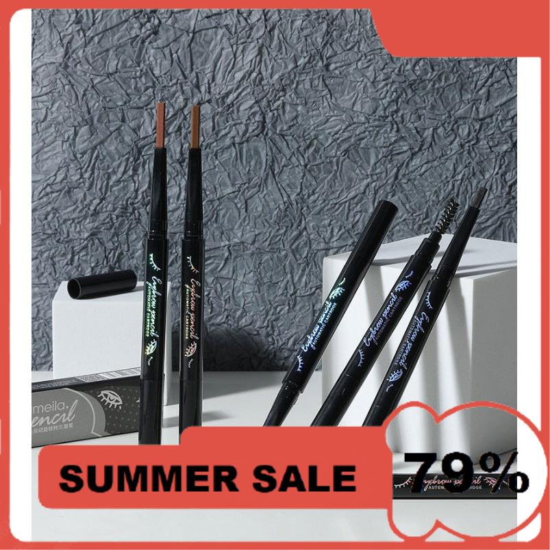 Chì Kẻ Mày 2 Đầu 809 Lameila Black Waterproof Auth Nội Địa sỉ kang