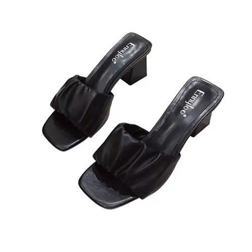 Dép Cao Gót Nữ 5-6 Phân đế vuông Thời Trang